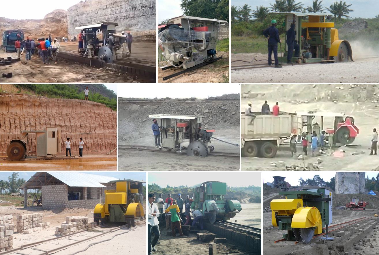 Red stone cutting machines in Africa Red stone cutting machines in Africa